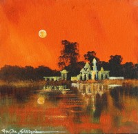 Ayesha Siddiqui, 12  x 12 Inch, Oil on Canvas, Landscape Painting, AC-AYS-114